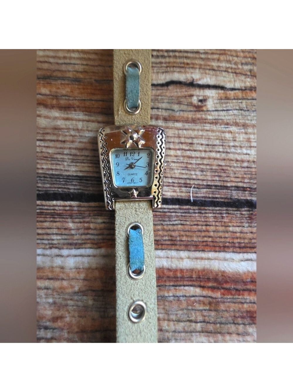 Da Vinci Watch Vintage Style with Leather Strap